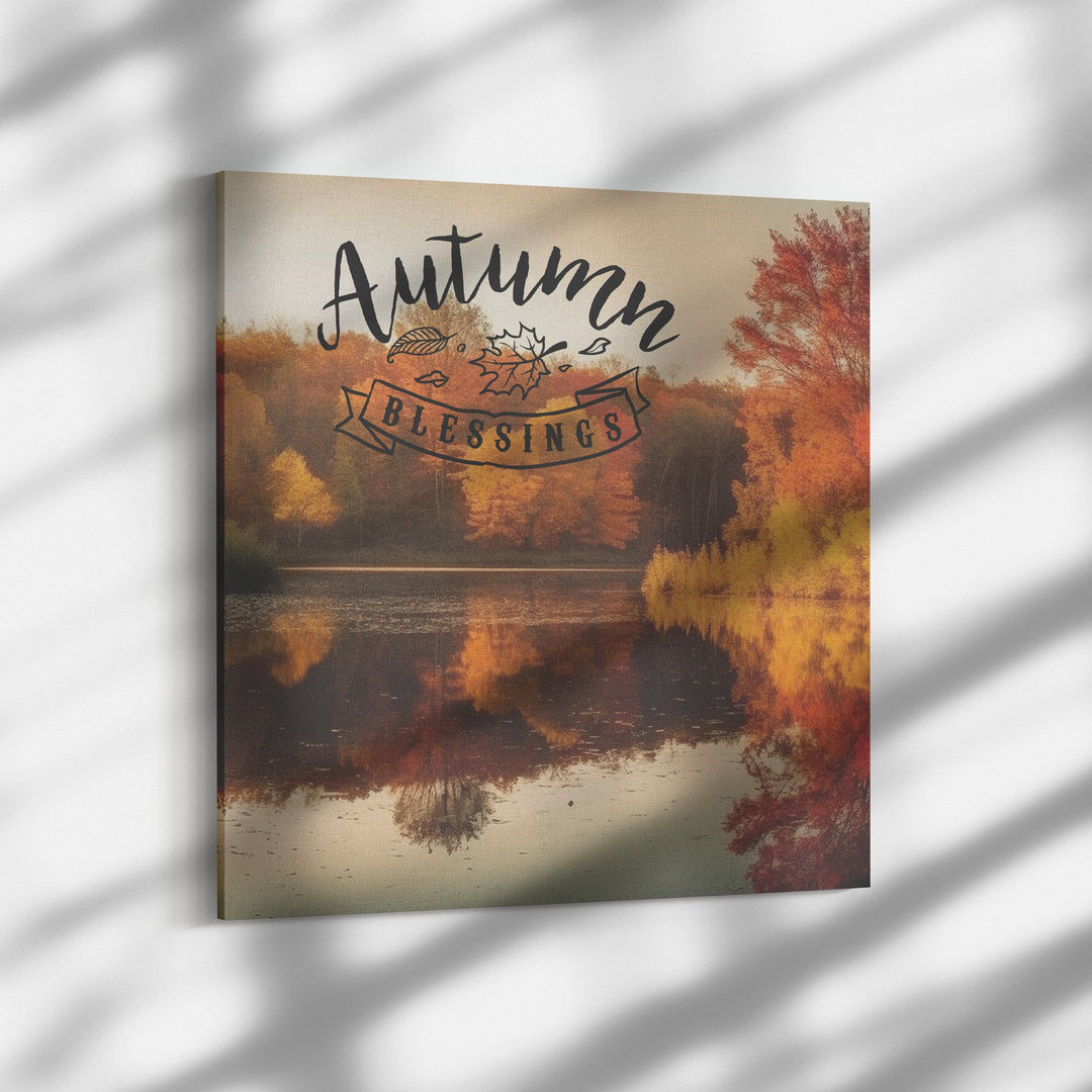 Autumn blessings Canvas teelaunch 36x36 .75
