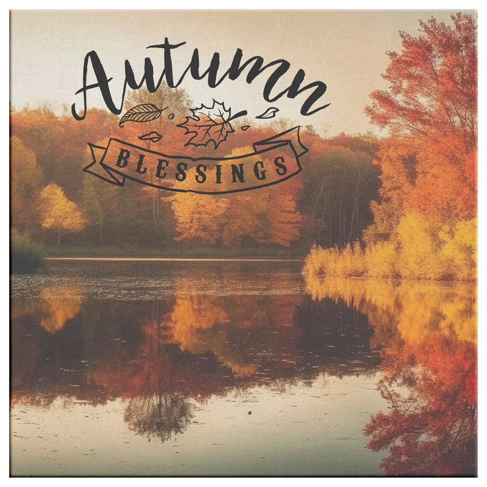 Autumn blessings Canvas teelaunch