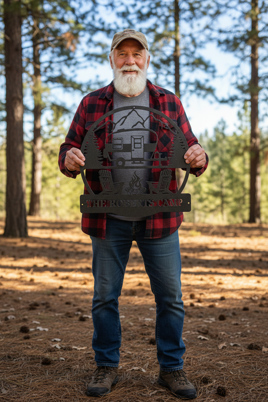 Custom RV Metal Sign - Personalized Camper Decor