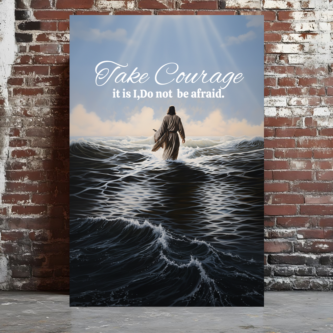 Inspiring Ocean Scene Canvas Art - Religious and Spiritual Decor