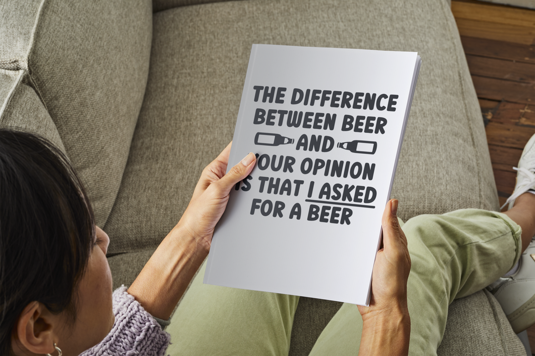 Custom Metal Wall Art - Humorous Beer Lover's Sign - Tailored Wall Expressions
