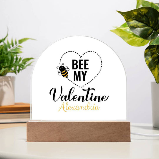 Personalized Valentine, Acrylic Dome Plaque