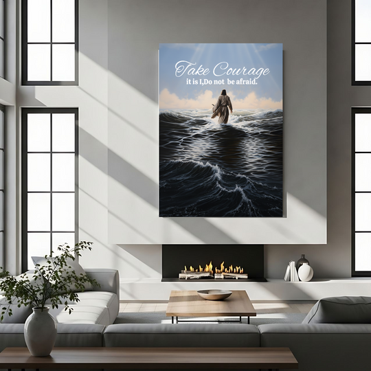 Inspiring Ocean Scene Canvas Art - Religious and Spiritual Decor