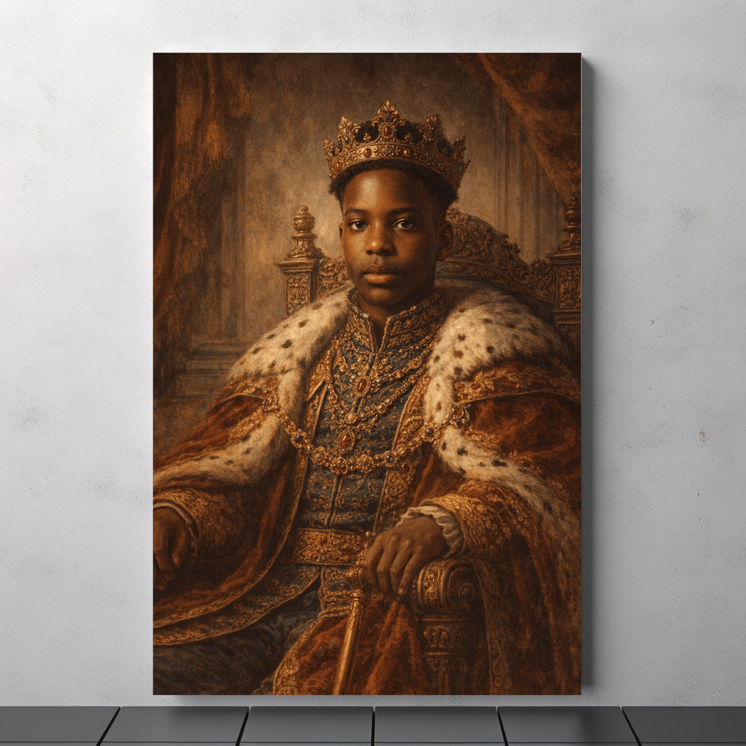 Renaissance Regal Portrait Canvas - Noble Decor