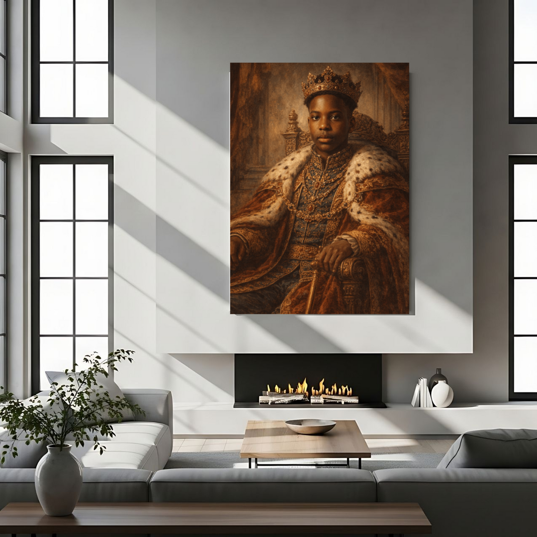 Renaissance Regal Portrait Canvas - Noble Decor