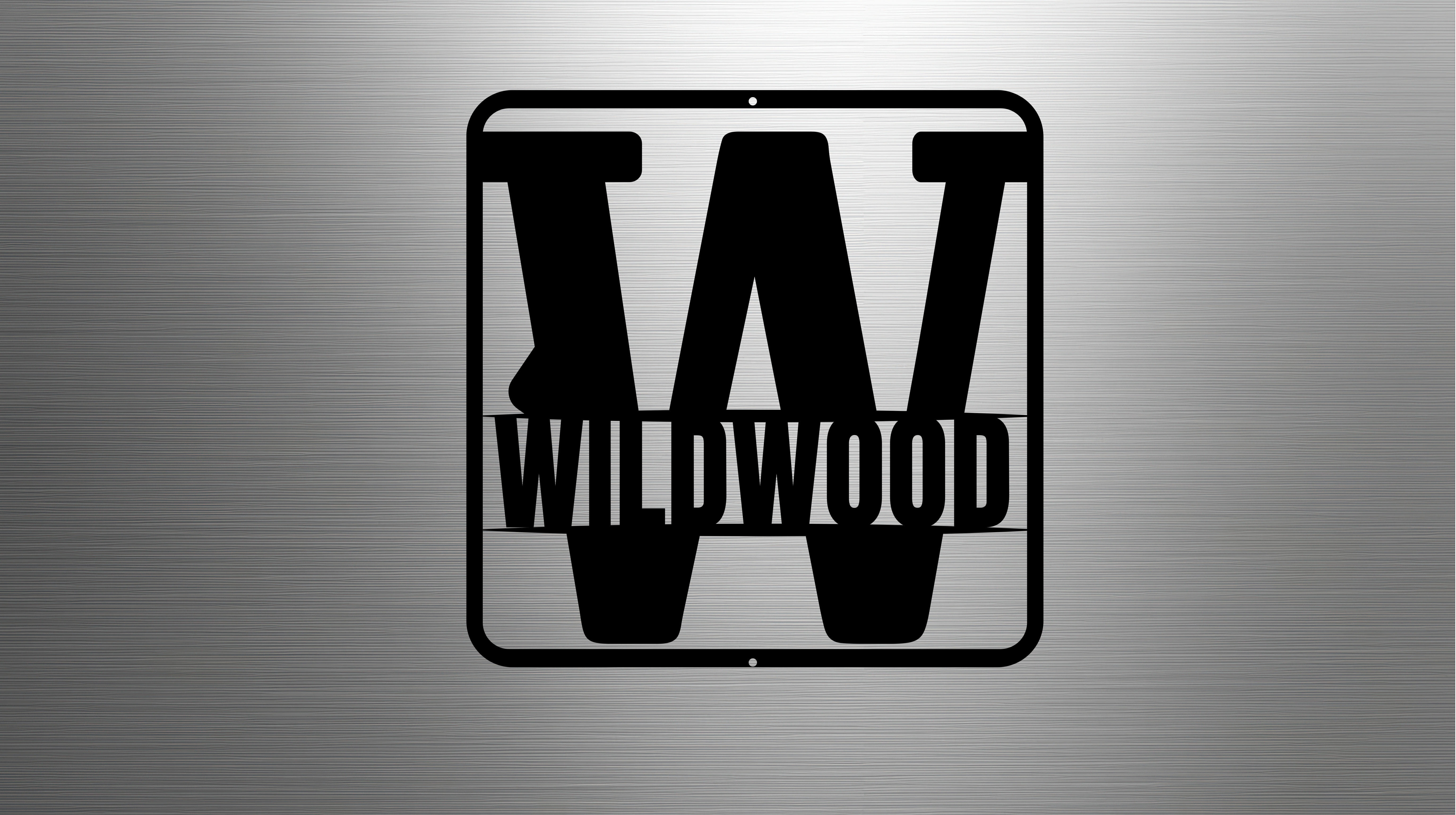 split monogram W PERSONALIZED - Tailored Wall Expressions