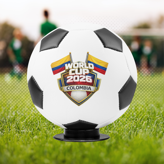 Colombia Mini Soccer Ball 2026 World Cup Keepsake - Tailored Wall Expressions