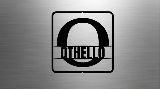 split monogram O PERSONALIZED