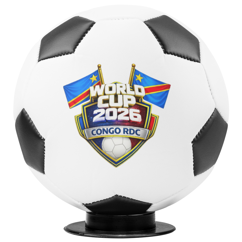 World Cup 2026 Mini Soccer Ball Keepsake - Congo RDC - Tailored Wall Expressions
