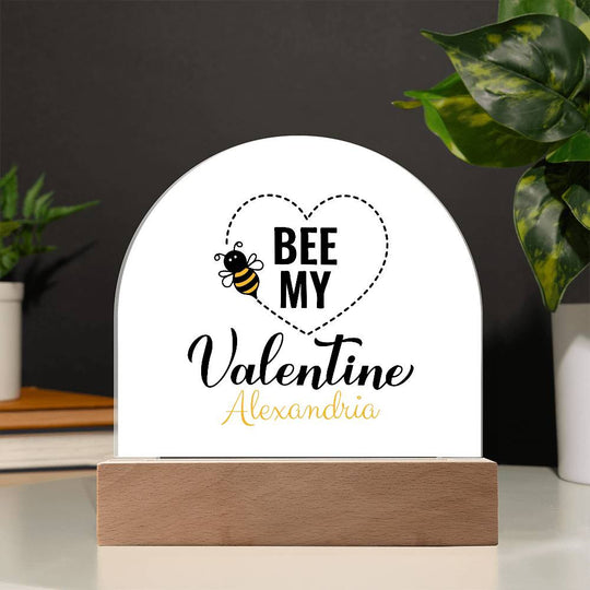 Personalized Valentine, Acrylic Dome Plaque