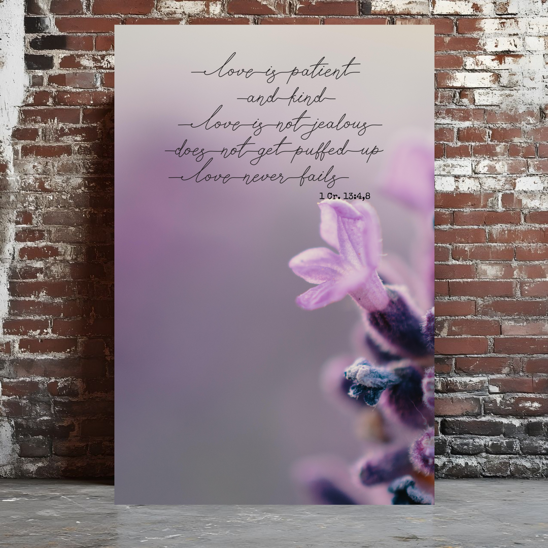 Floral Canvas Art - Inspirational Home Decor Gift