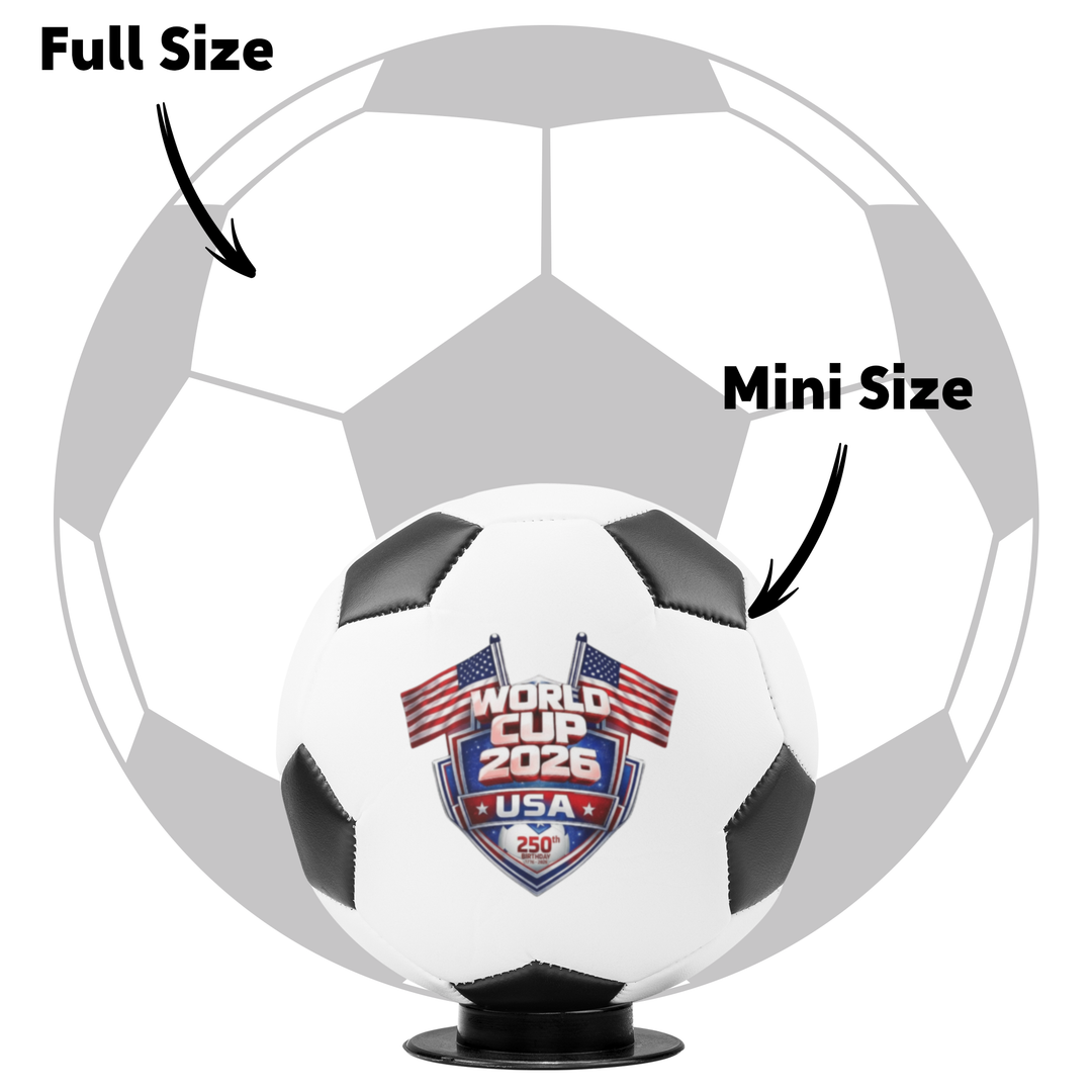 World Cup 2026 USA Mini Soccer Ball Keepsake - Fan Gift