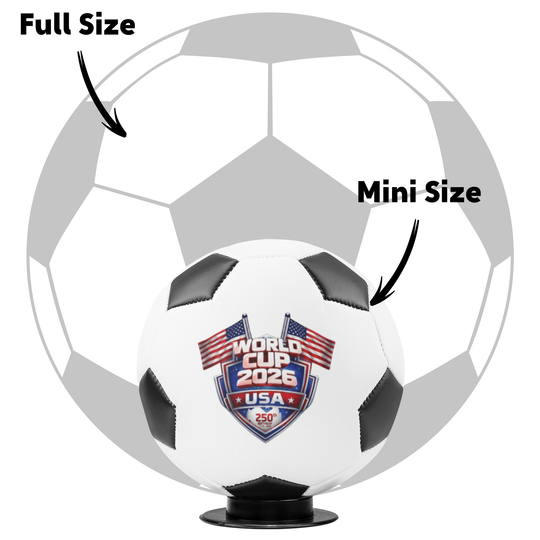 World Cup 2026 USA Mini Soccer Ball Keepsake - Fan Gift
