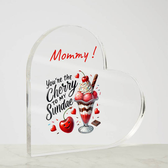 Funny personalized valentine Acrylic Heart Plaque