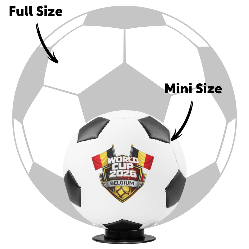 World Cup 2026 Mini Soccer Ball - Belgium Keepsake