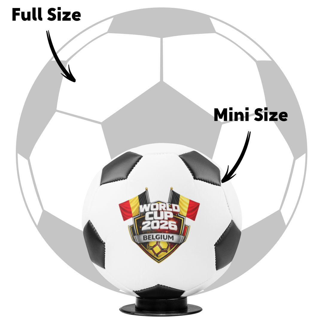 World Cup 2026 Mini Soccer Ball - Belgium Keepsake