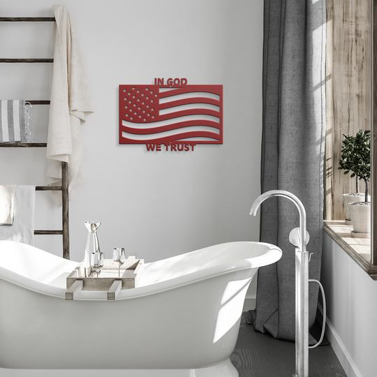 American Flag Metal Signs Wall Art AnywherePOD