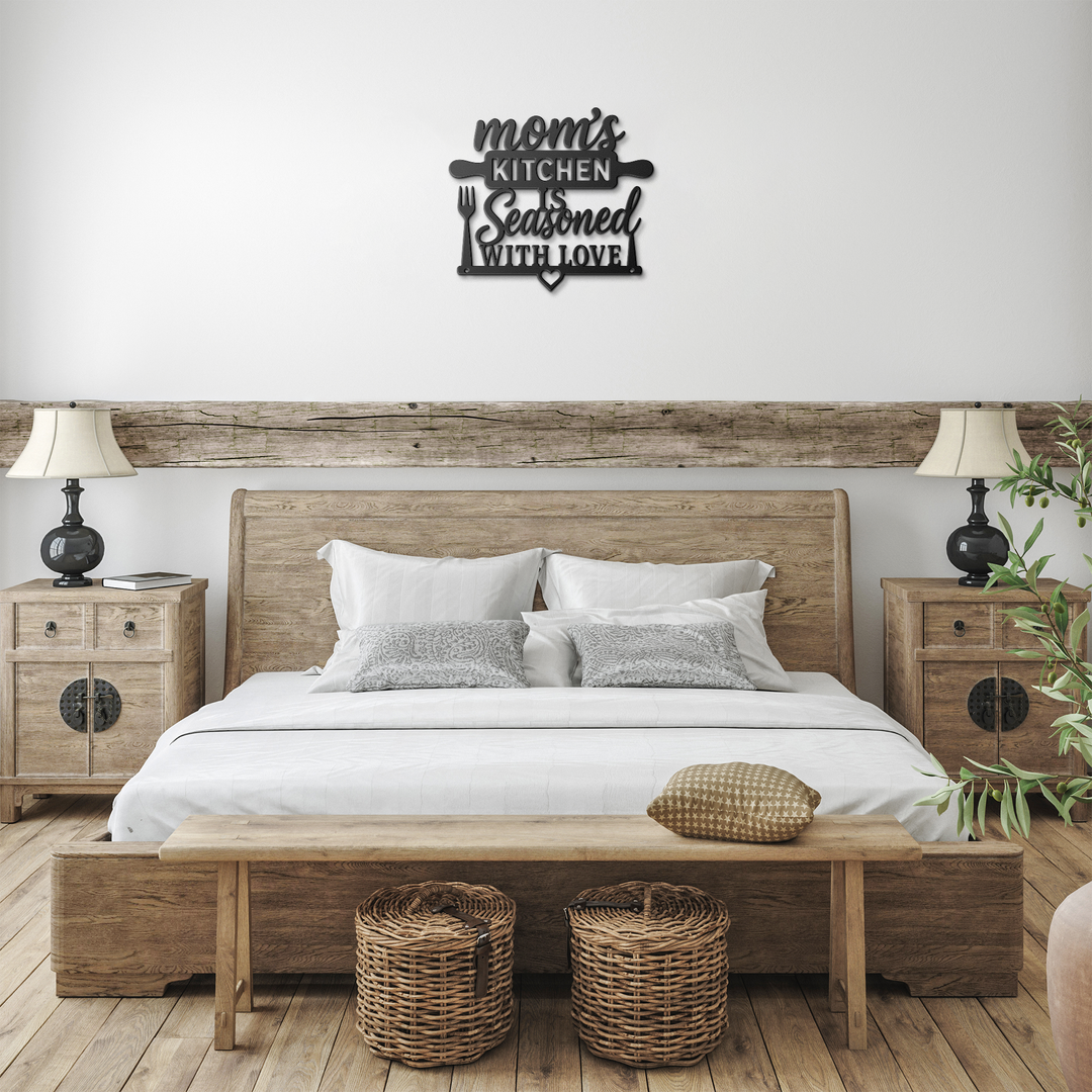 Custom Metal Kitchen Wall Sign - Rustic Home Decor