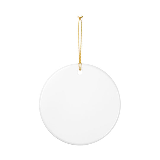 Personalized Snowman Ceramic Ornament - Festive Holiday Decor,3d effect