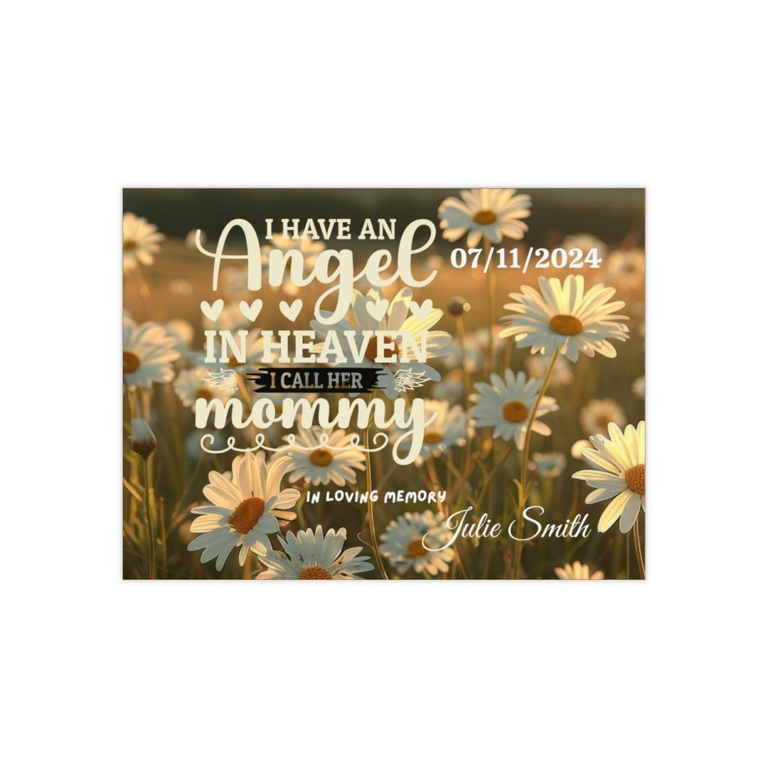 Ceramic Photo Tile custom text memorial for mommy Personalized - Tailored Wall ExpressionsHome Decorapod - 3675739