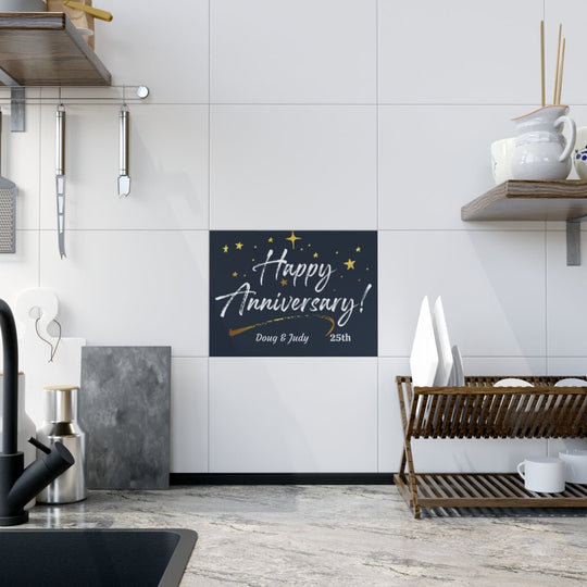 Ceramic Photo Tile personalized anniversary print - Tailored Wall ExpressionsHome Decorapod - 3362170