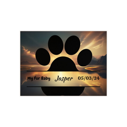 Ceramic Photo Tile pet memorial custom text - Tailored Wall Expressionsapod - 3667214