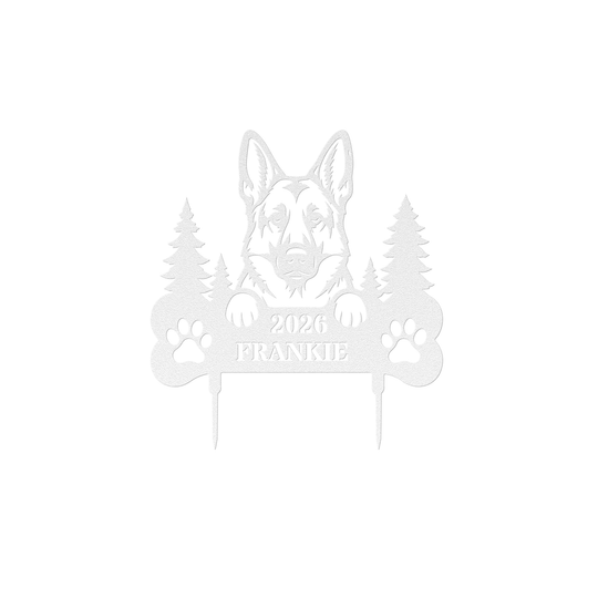 Memorial Garden Stake /Personalized German Sheppard