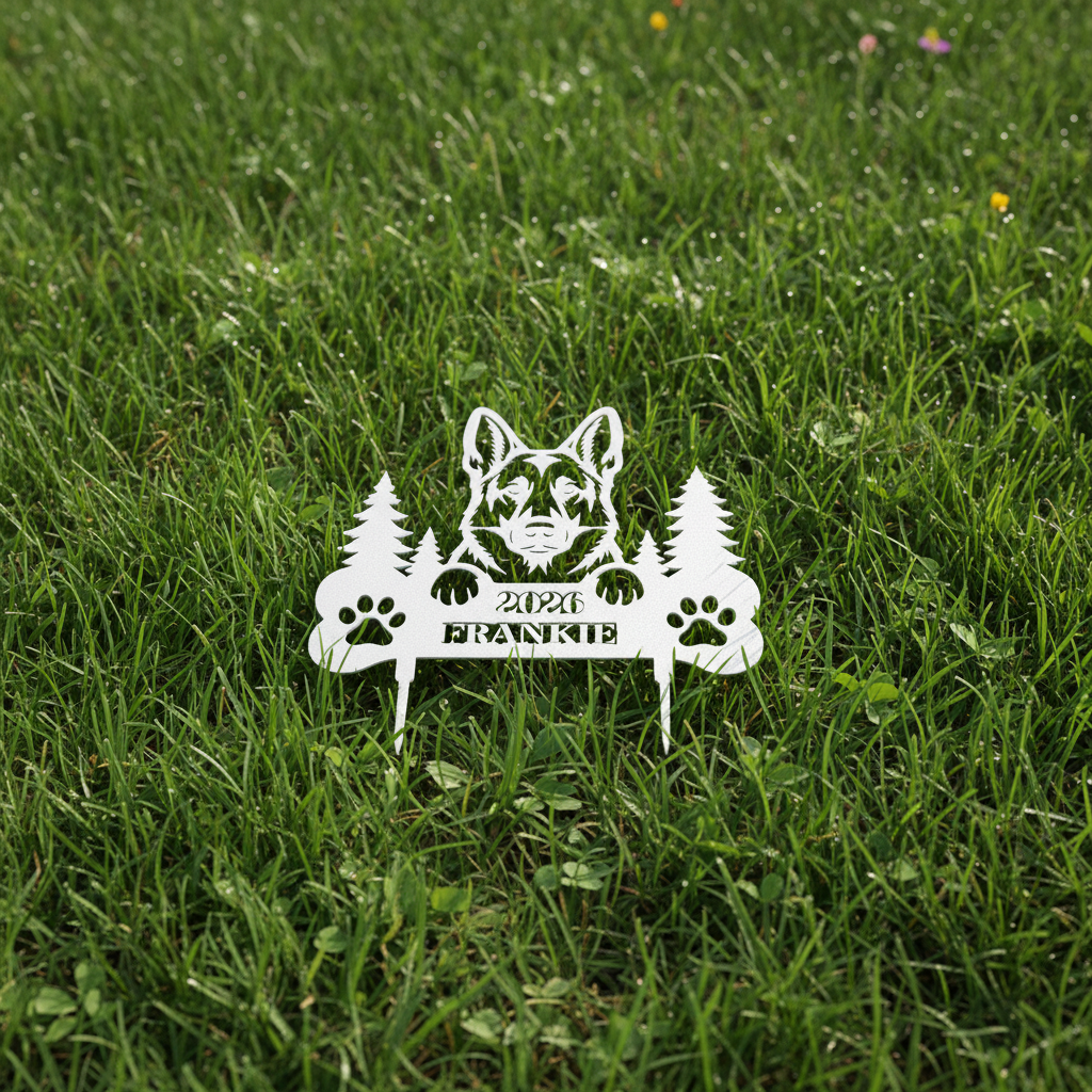 Memorial Garden Stake /Personalized German Sheppard