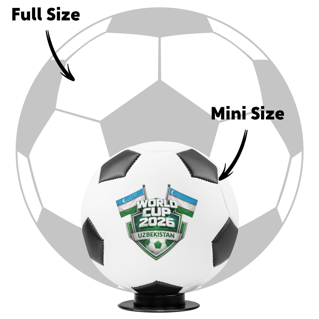 Mini Soccer Ball Keepsake - Uzbekistan World Cup 2026 Souvenir