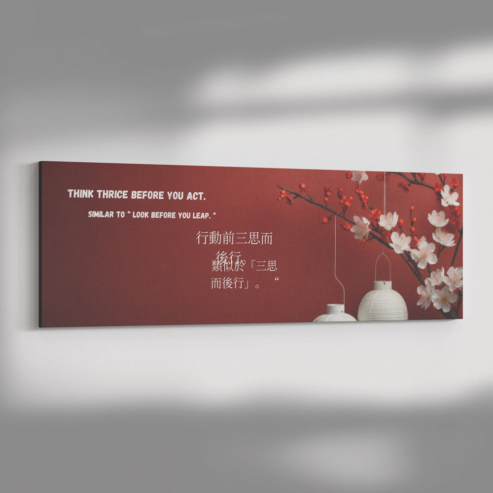 Chinese sayings - Tailored Wall ExpressionsCanvas139006