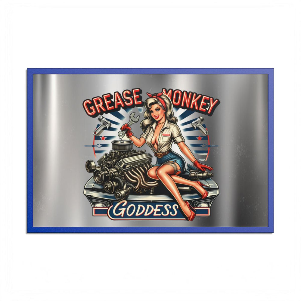 Grease Monkey Goddess Retro Auto Art Print