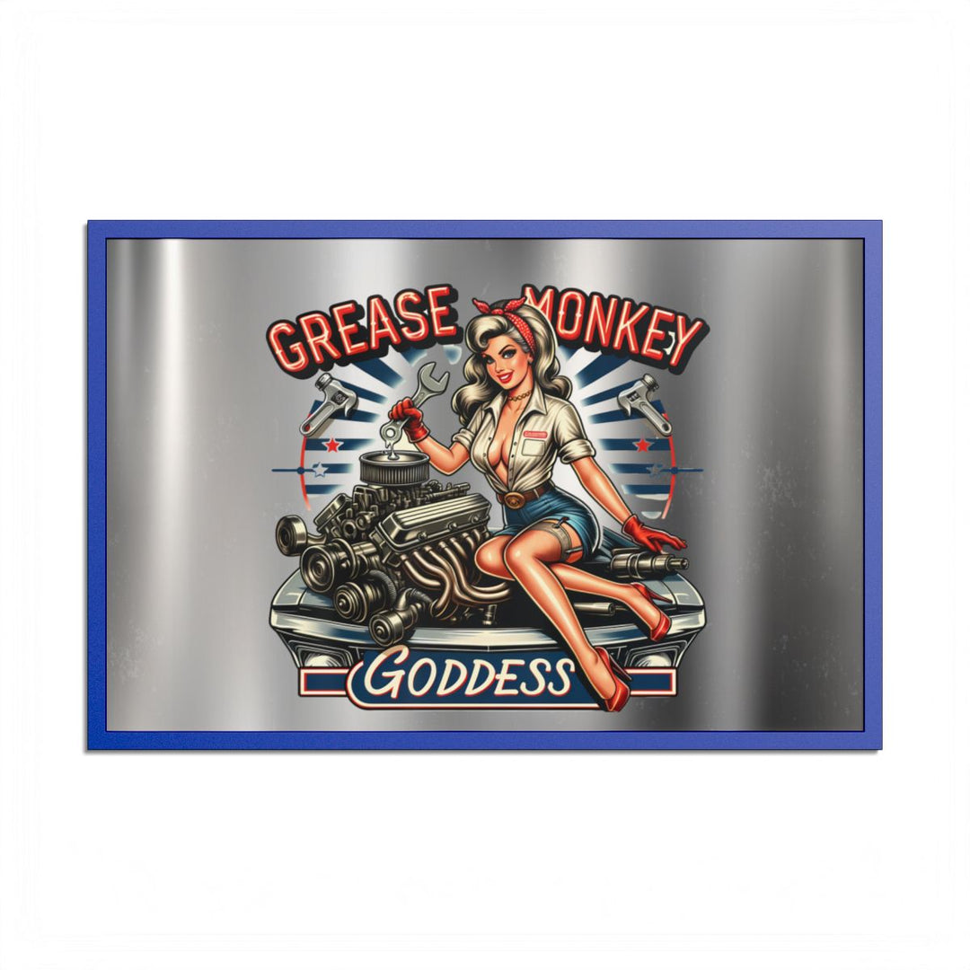 Grease Monkey Goddess Retro Auto Art Print