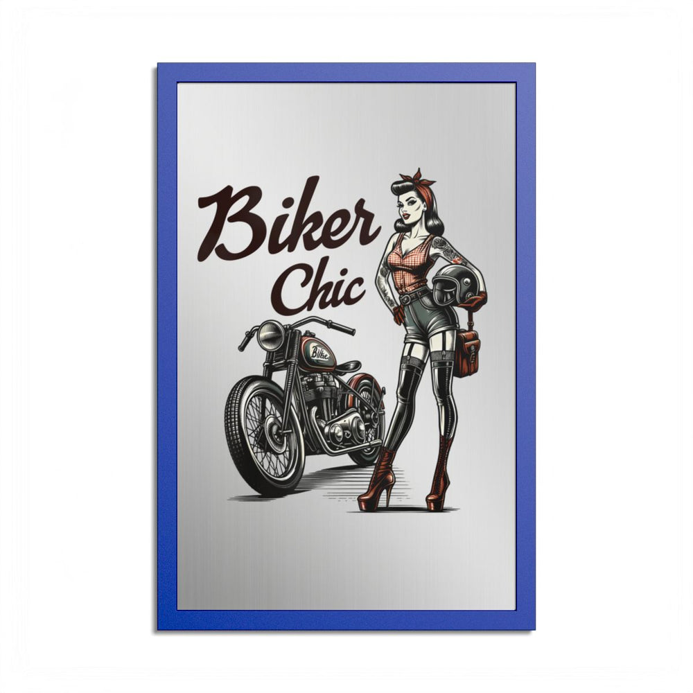 Biker Chic Vintage Motorcycle Art Print