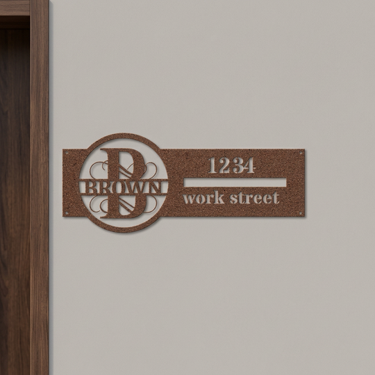 Copper B address sign