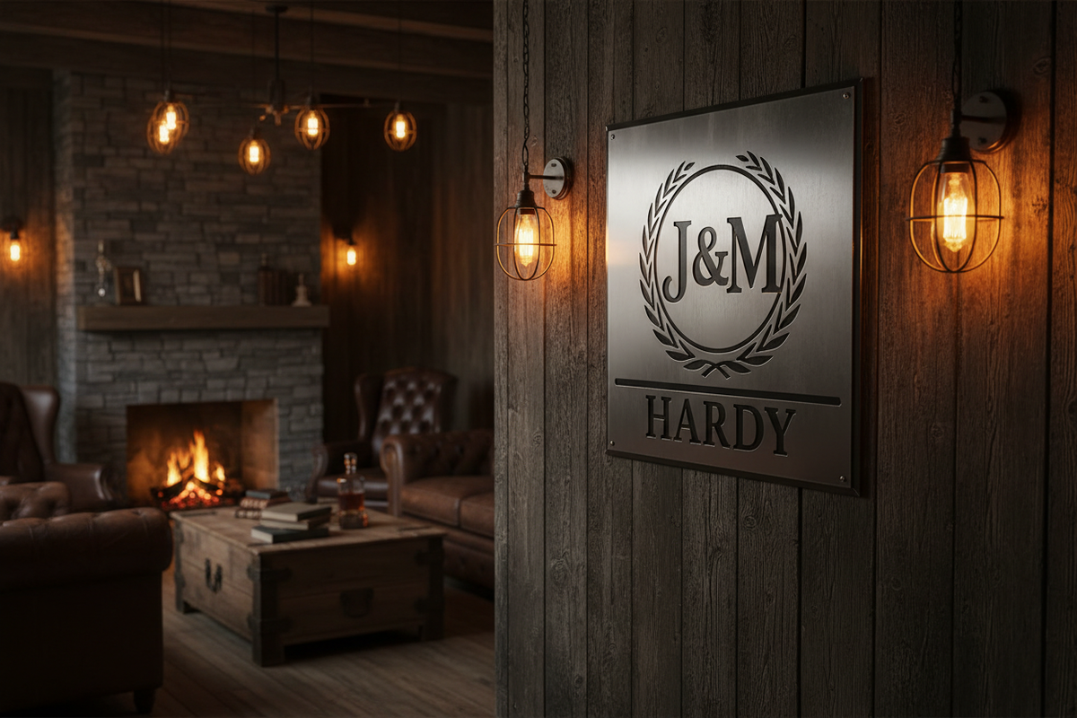Custom Metal Wall Art Hero - Man Cave