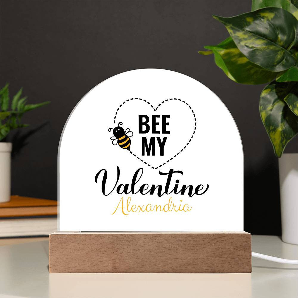 Personalized Valentine, Acrylic Dome Plaque