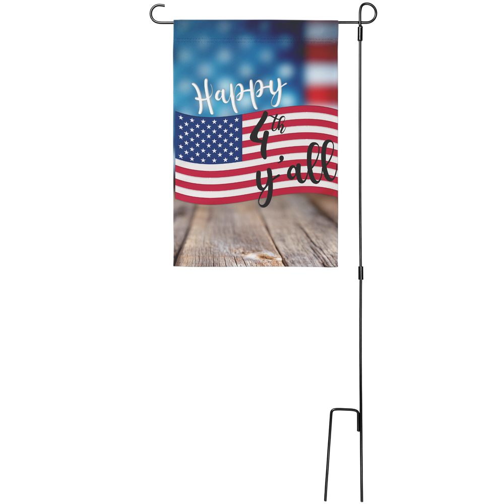 4th of July Garden Flag - Patriotic Double Sided Decor
