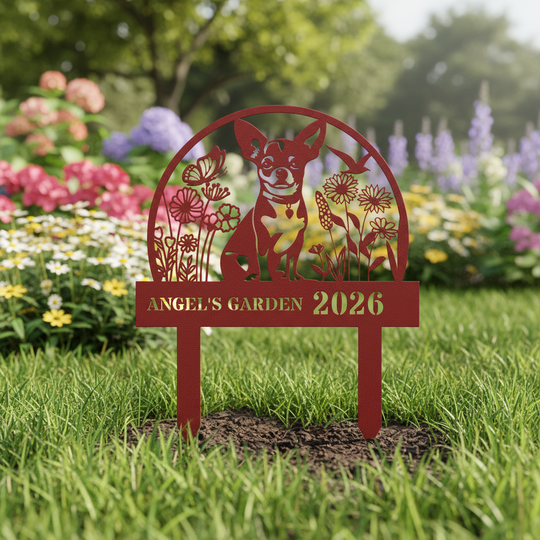 Memorial Garden Stake - Personalized Metal Yard Sign