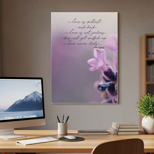 Floral Canvas Art - Inspirational Home Decor Gift