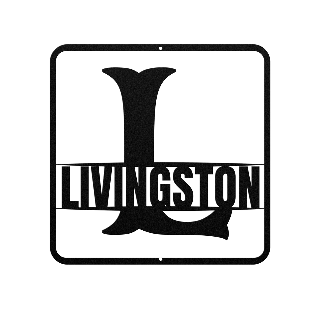 split monogram L PERSAONALIZED