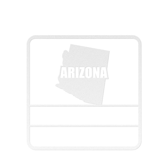 Die - Cut Metal Signs custom map of Arizona - Tailored Wall ExpressionsWall Artapod - 3277037