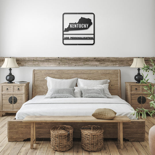 Die - Cut Metal Signs custom map of Kentucky PERSONALIZED - Tailored Wall Expressionsapod - 3283825