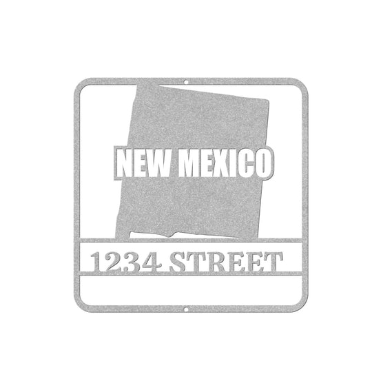 Die - Cut Metal Signs custom map of NEW MEXICO PERSONALIZED - Tailored Wall ExpressionsWall Artapod - 3646652