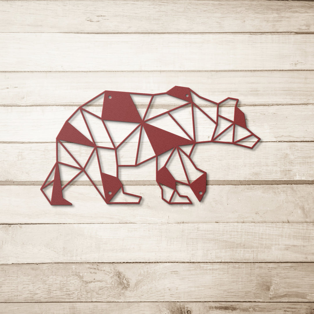 Die - Cut Metal Signs featuring a 3D bear - Tailored Wall ExpressionsWall Artapod - 3354759