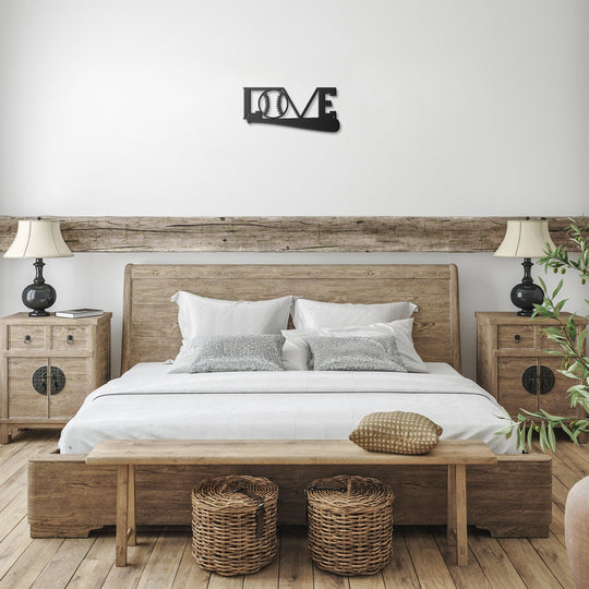 Die - Cut Metal Signs featuring a bat and ball - Tailored Wall ExpressionsWall Artapod - 3354707