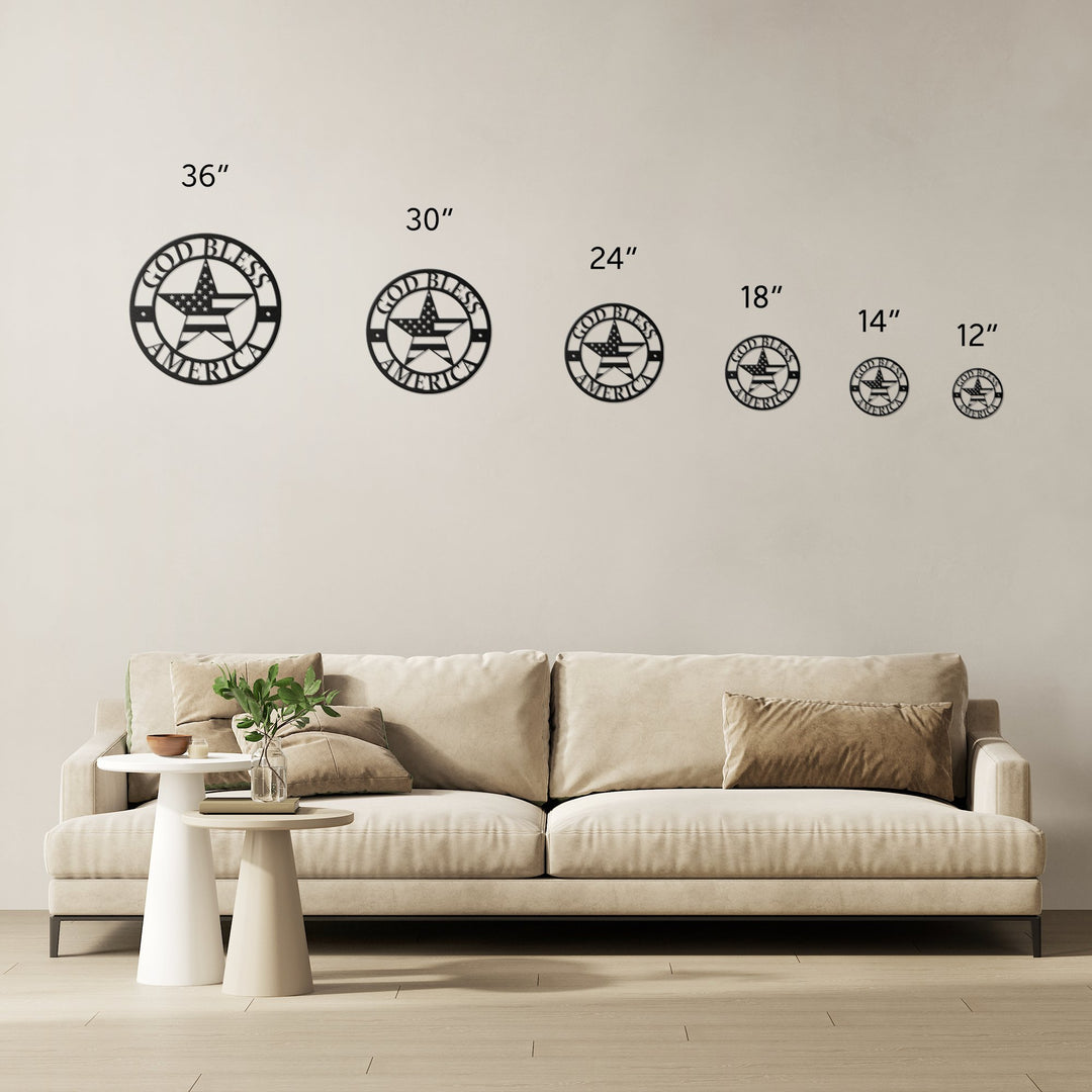 Die - Cut Metal Signs featuring a patriot design - Tailored Wall ExpressionsWall Artapod - 3351054