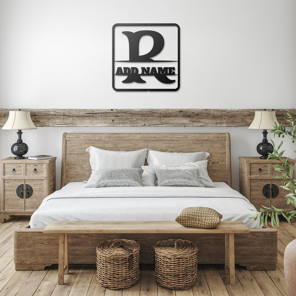 Die - Cut Metal Signs split monogram R - Tailored Wall ExpressionsWall Artapod - 3424924