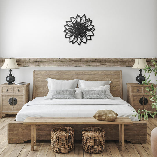 Die - Cut Metal Signs with a sunflower image - Tailored Wall ExpressionsWall Artapod - 3350898