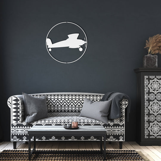 Die - Cut Metal Signs with an image of an airplane - Tailored Wall ExpressionsWall Artapod - 3350711