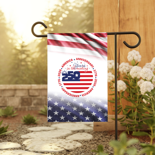 Patriotic Garden Flag - 250th Anniversary American Decor